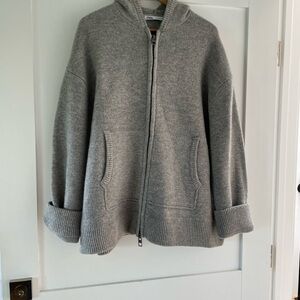 Zara Kids Gray Hooded Jacket